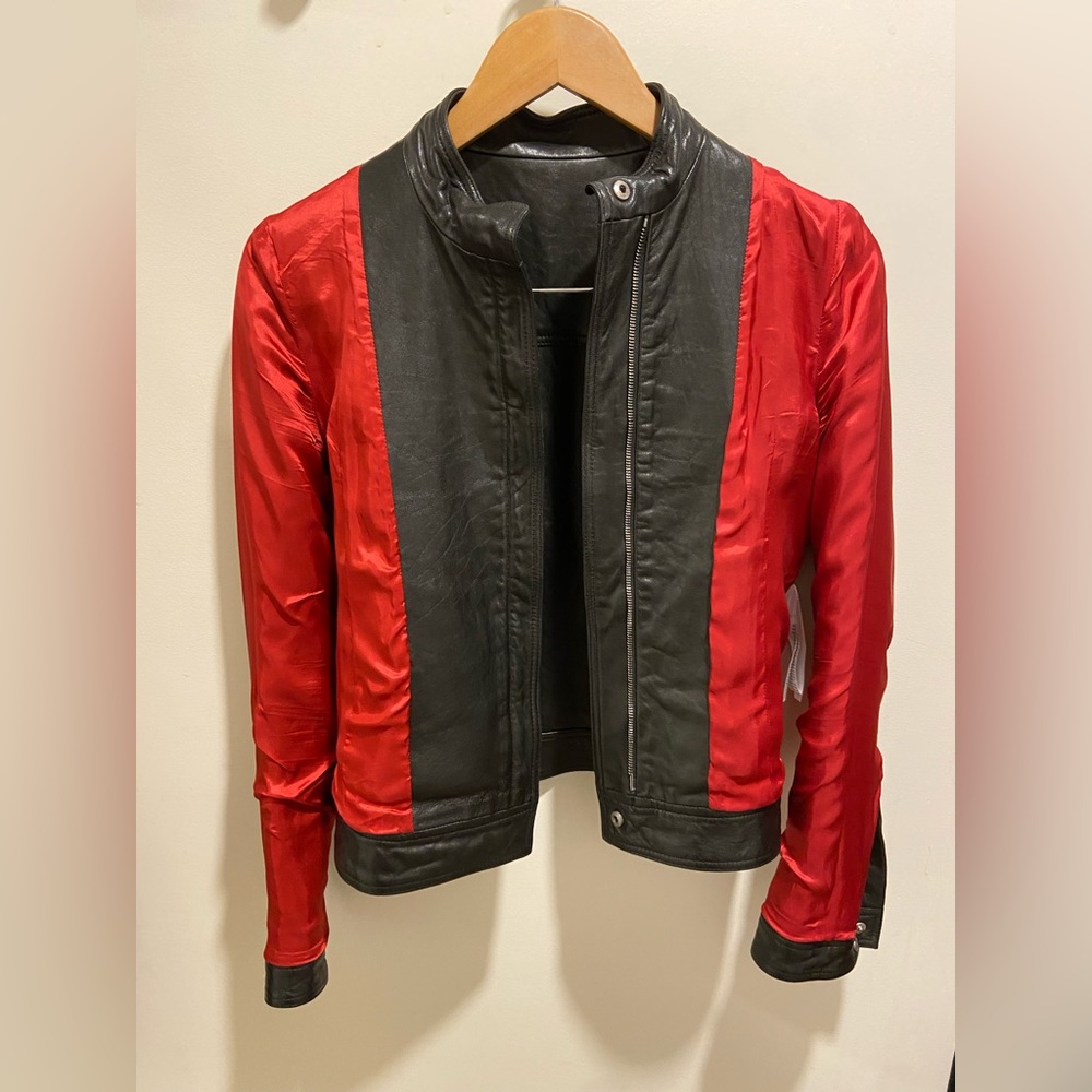 Classic Gucci leather biker jacket. - Picture 5 of 11